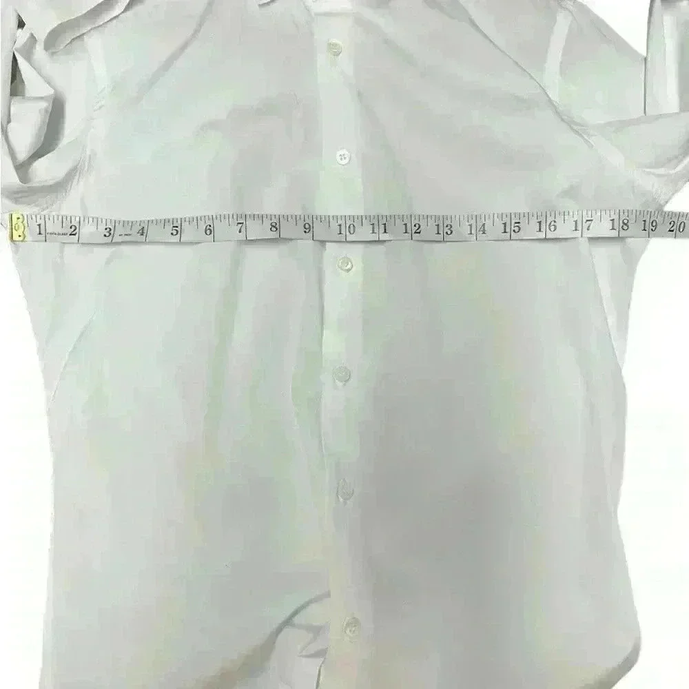 Prada 100% Cotton Classic  White Shirt - Picture 8 of 8